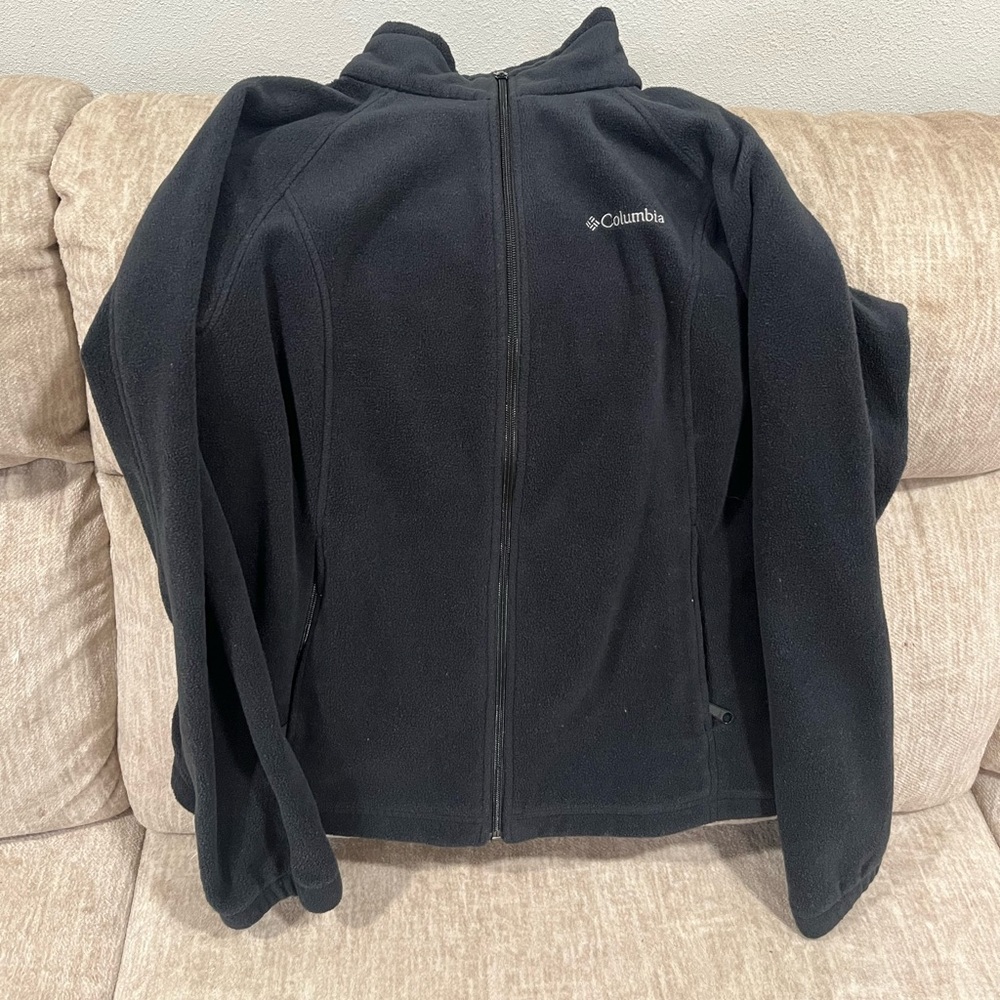 Columbia fleece zip up jacket